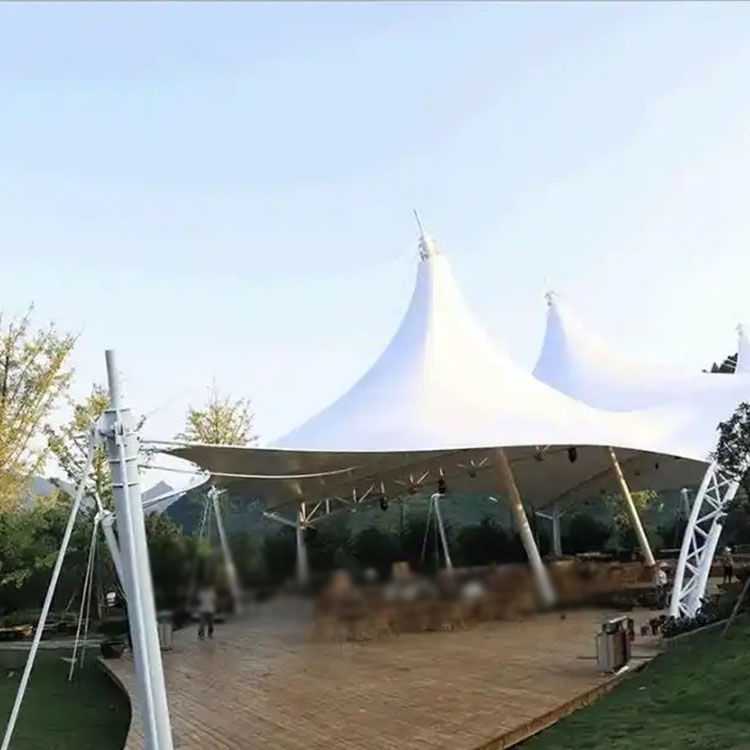 鲁山县膜结构景观棚