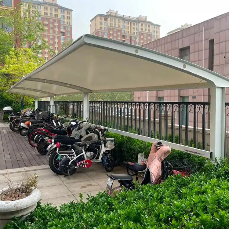 鲁山县膜结构电动车棚